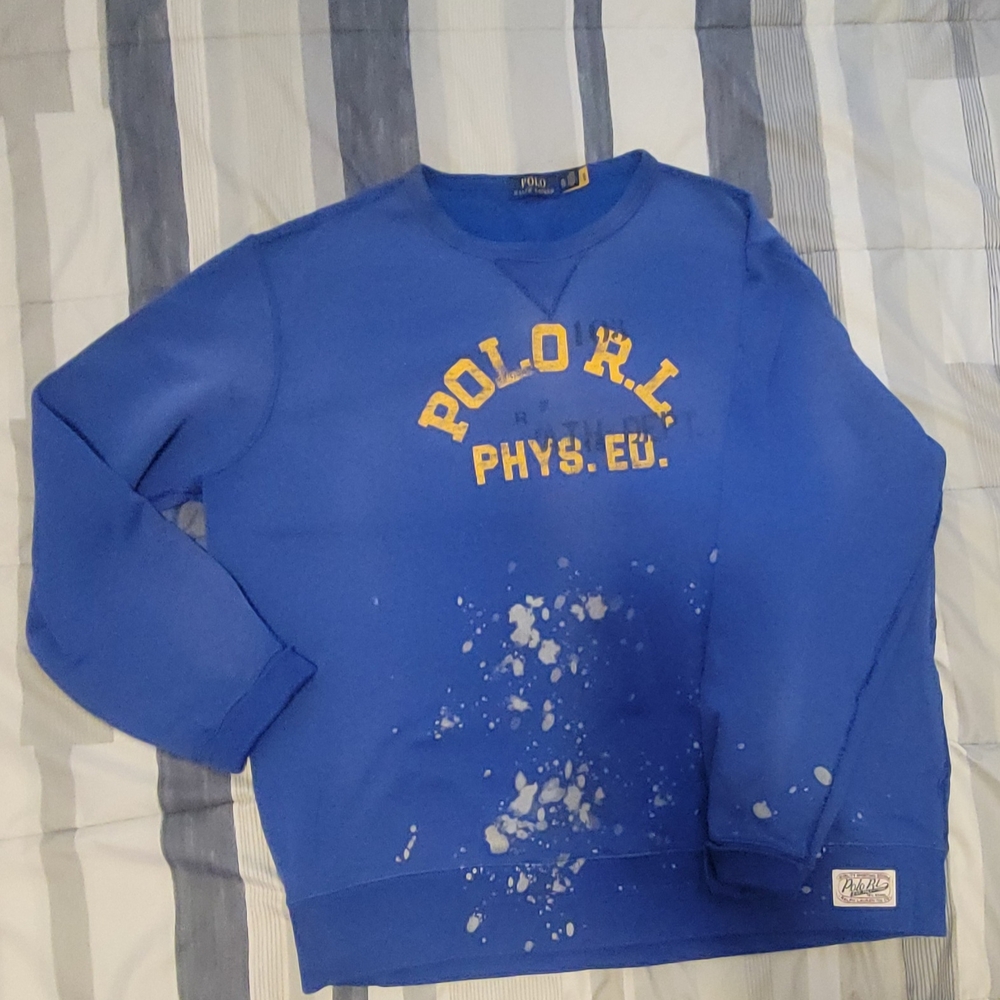 Polo by Ralph Lauren Blue Men's Sweater. Worn 3 Or 4 Times. Excelent Condition.